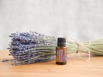 lavender and essential oil